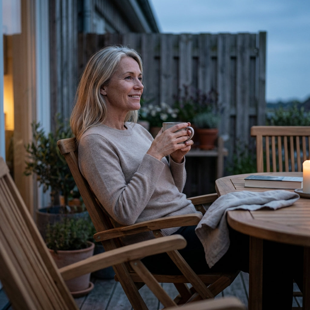 Gartenmöbelset Teak Sessel Andover & Tisch Balcony - Bild 4