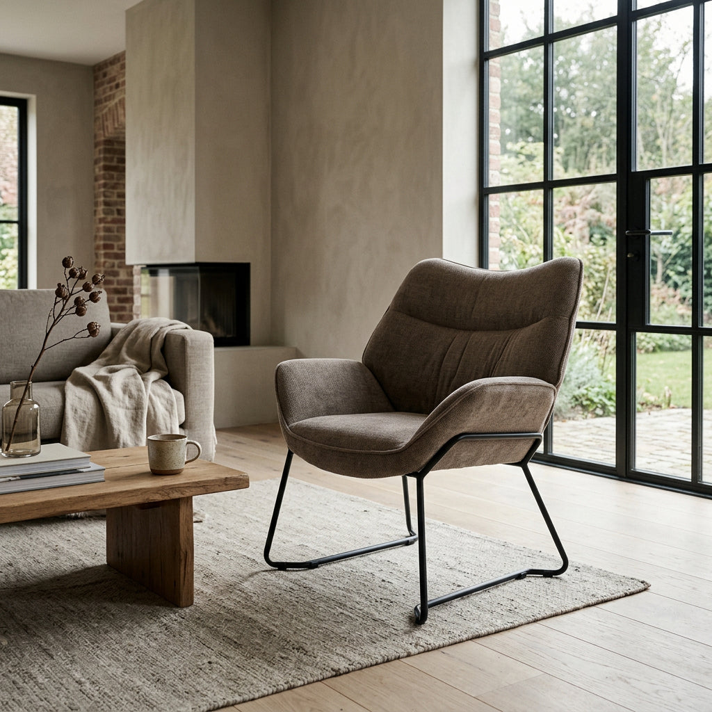 Loungesessel Aliano Braun