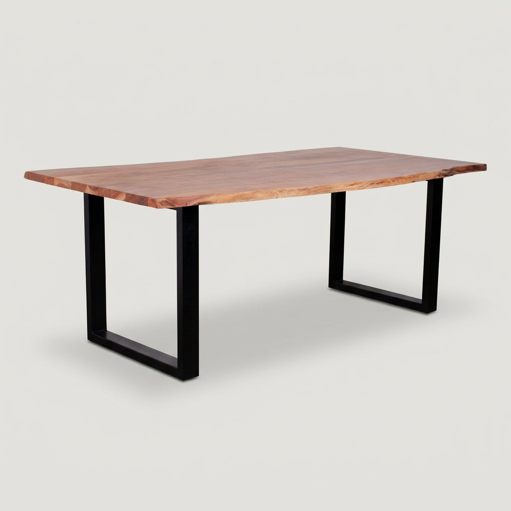 Baumkantentisch Catania 200 cm mit U-Gestell