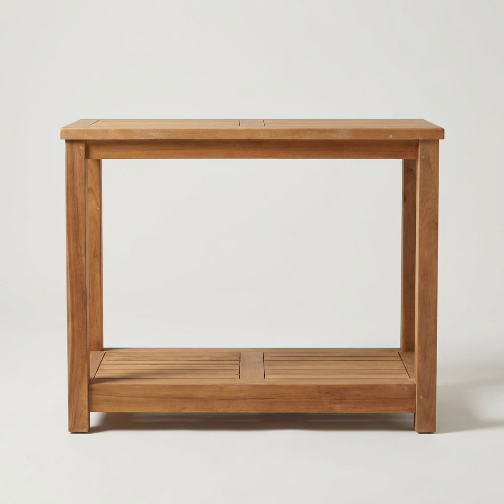 Pflanztisch Salford Teak mit Ablage - Bild 2