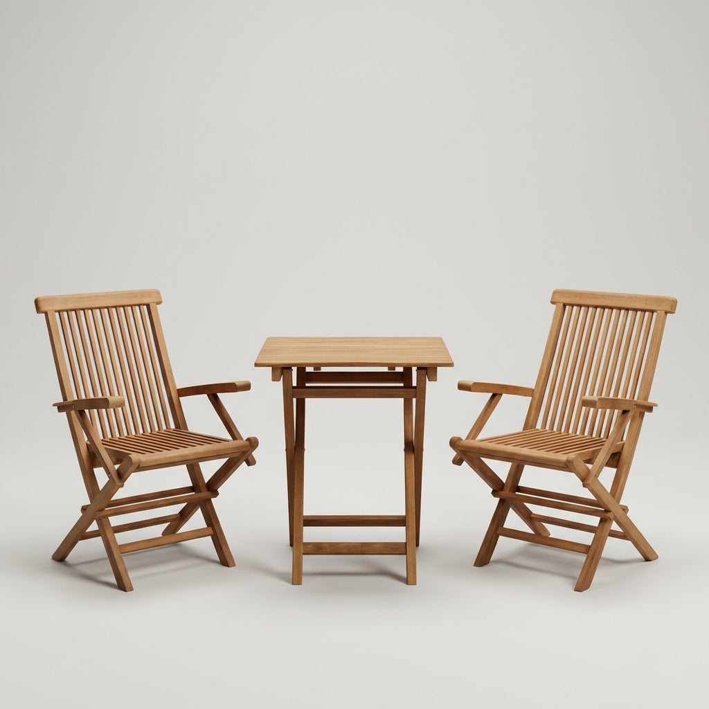 Gartenmöbelset Teak Sessel Andover & Tisch Porton - Bild 2