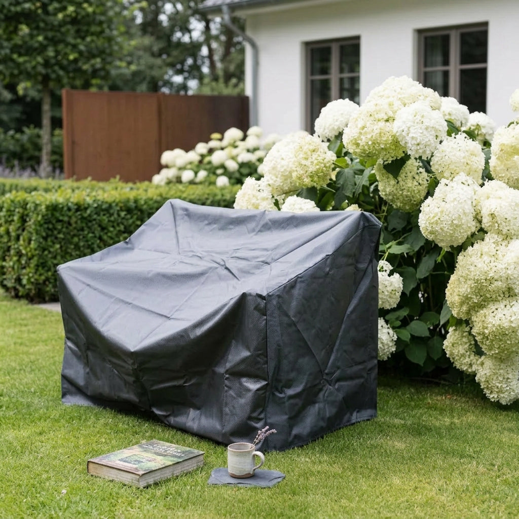 Schutzhülle Aero Protect für Gartenbank 2-Sitzer in Dunkelgrau