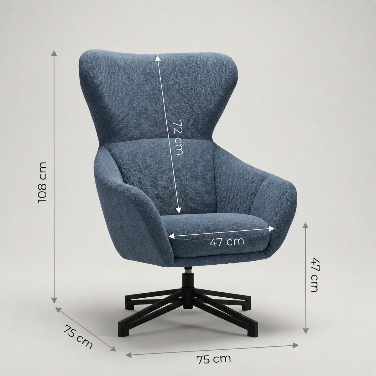 Drehsessel Marconia Blau