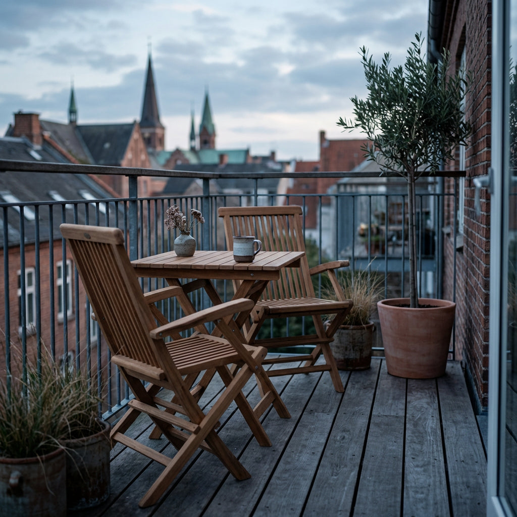 Gartenmöbelset Teak Sessel Andover & Tisch Porton - Bild 3