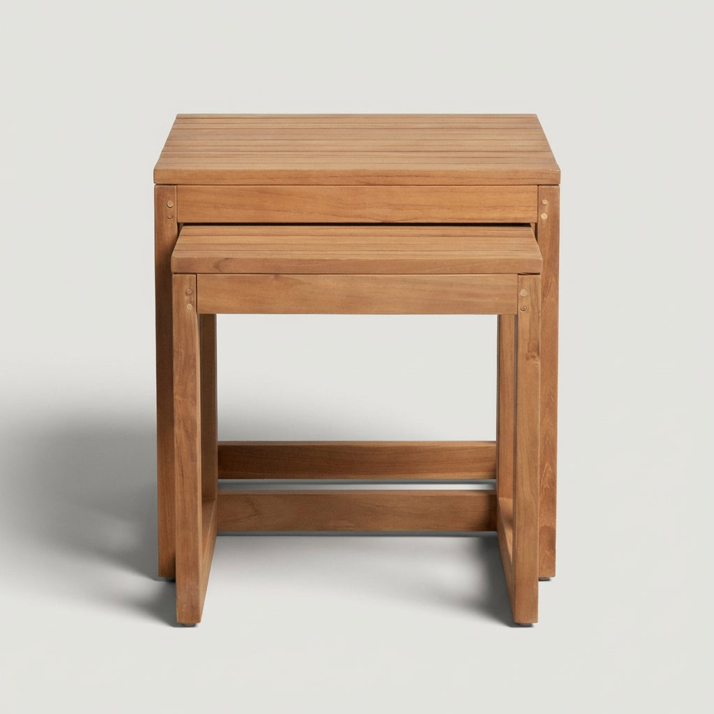 Woodie Beistelltisch 2er-Set eckig - Bild 2