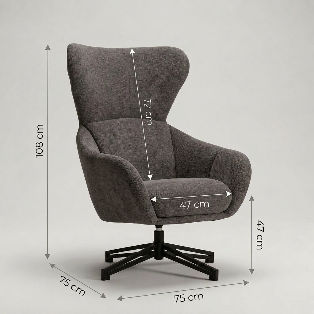 Drehsessel Marconia Grau
