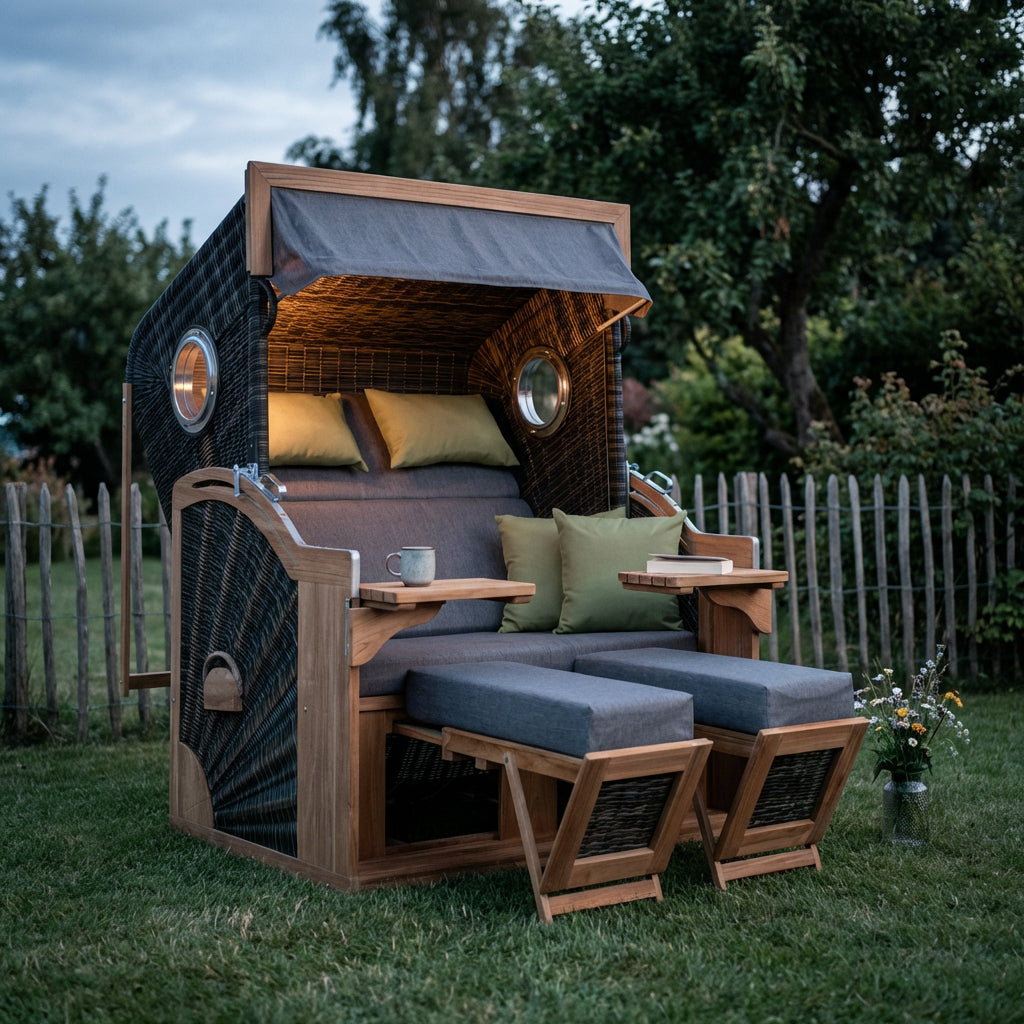 deVries PURE® Seaside XL PE stone grey Des. 490 - Bild 3