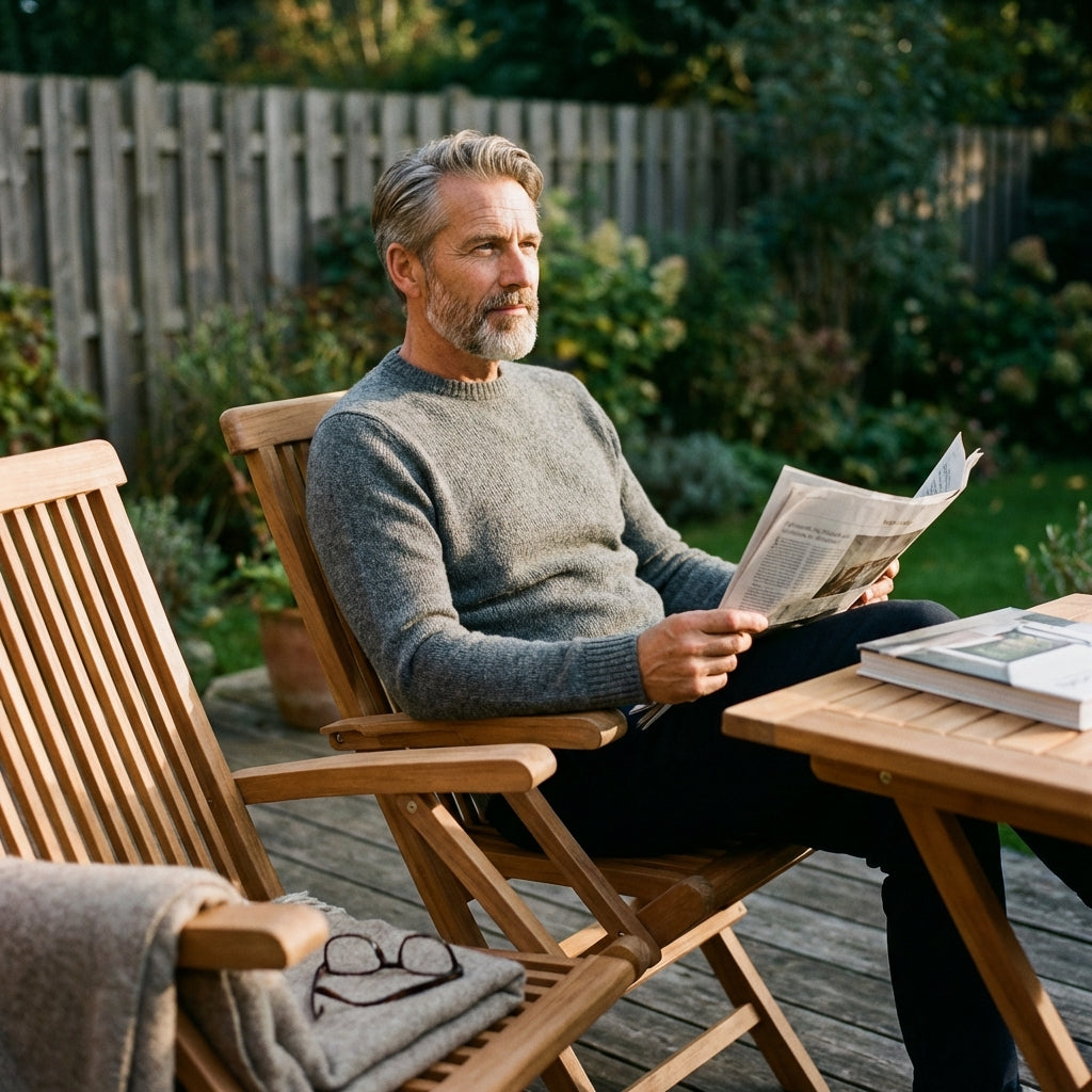 Gartenmöbelset Teak Sessel Andover & Tisch Porton - Bild 6