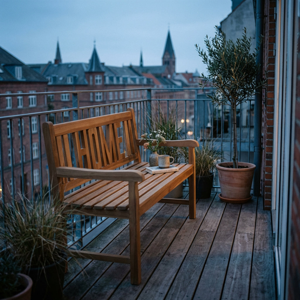 Gartenbank Home Teak 120 cm - Bild 3