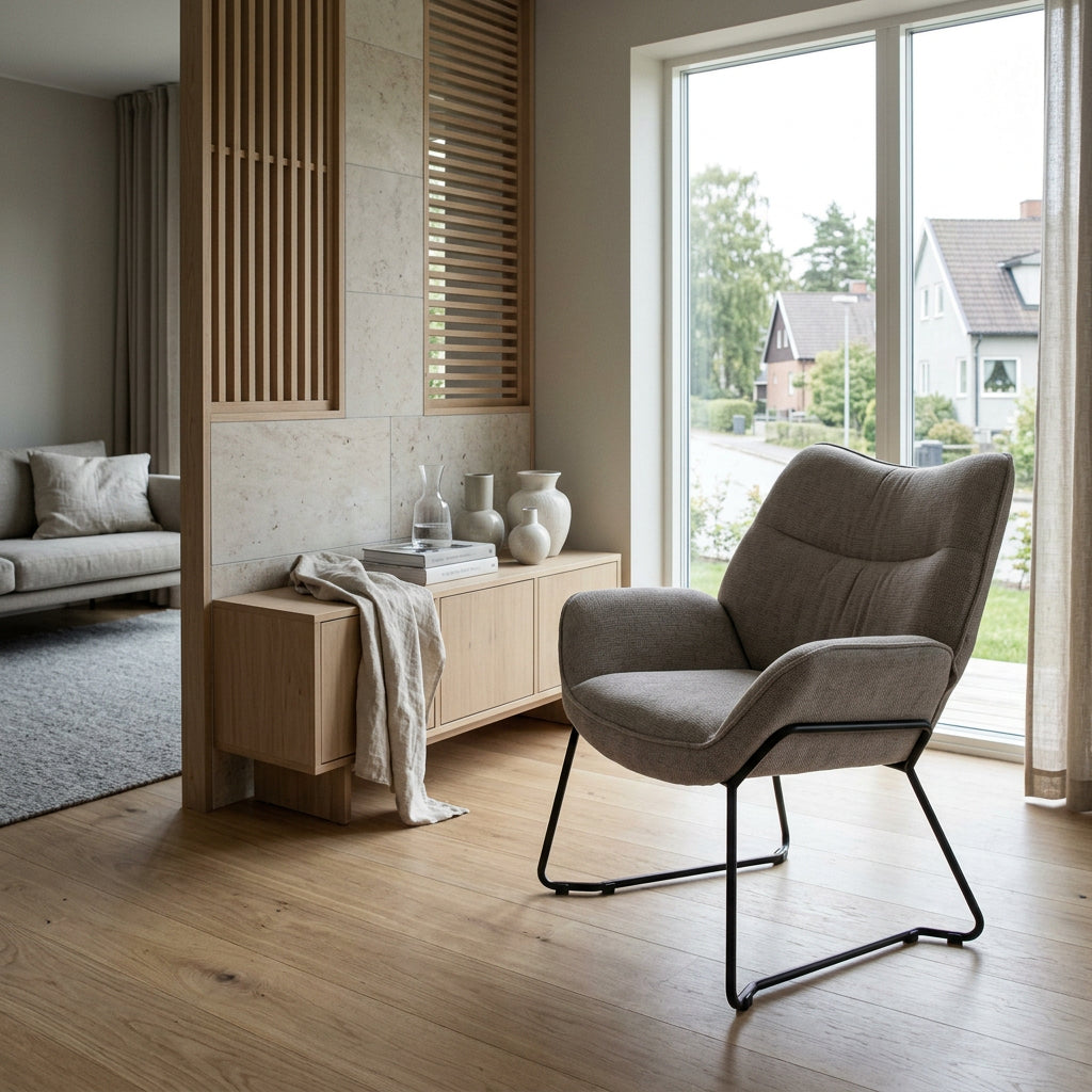 Loungesessel Aliano Hellgrau