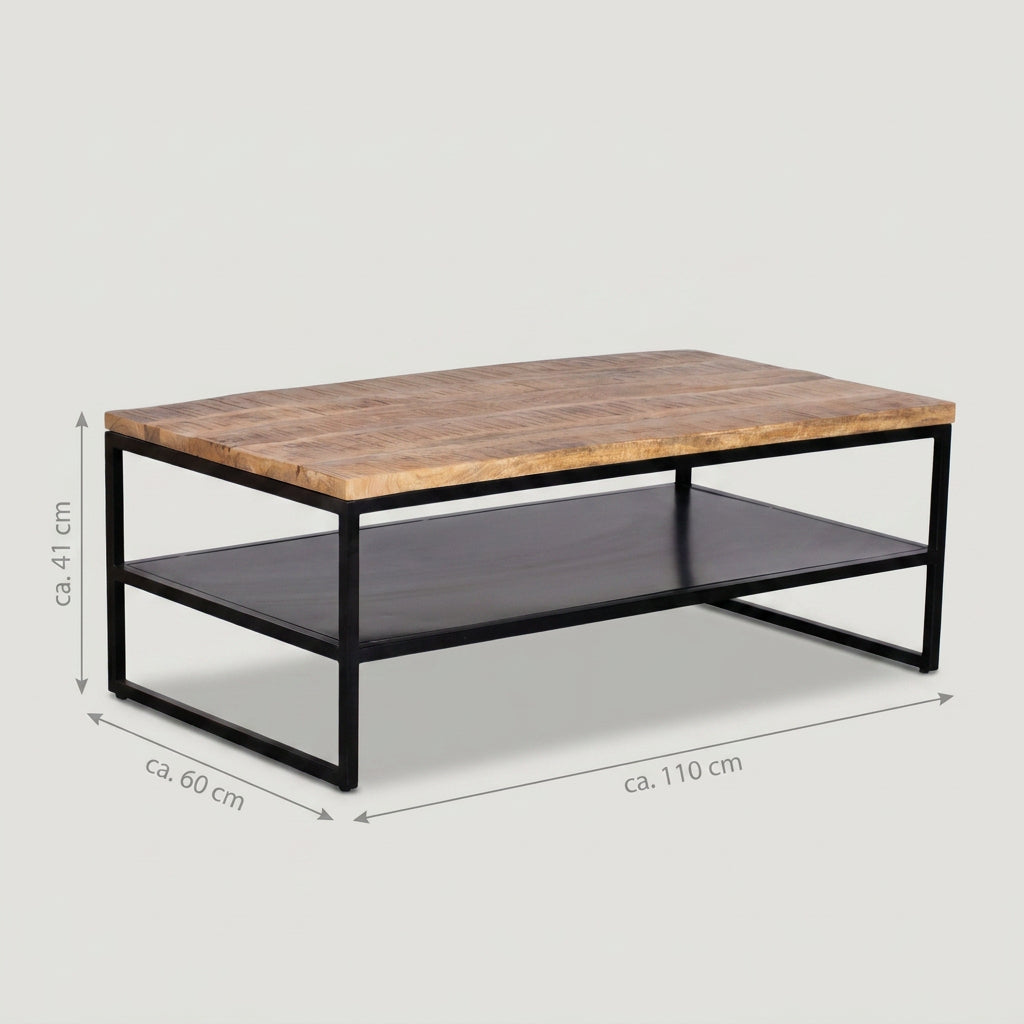 Couchtisch Sicilia Bohlenoptik