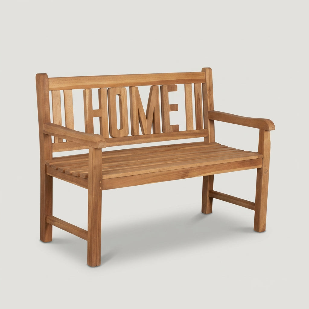 Gartenbank Home Teak 120 cm - Bild 1