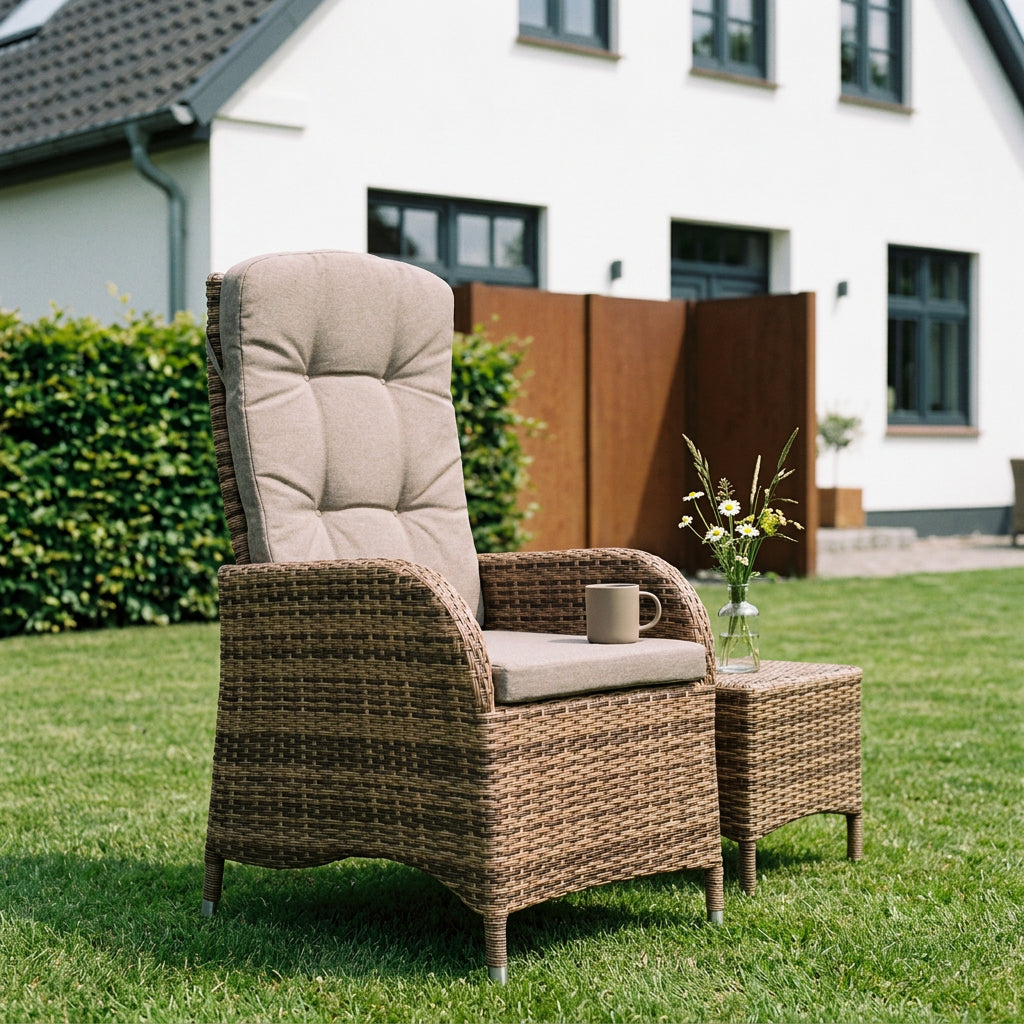 Relaxsessel Juan Dining beige braun