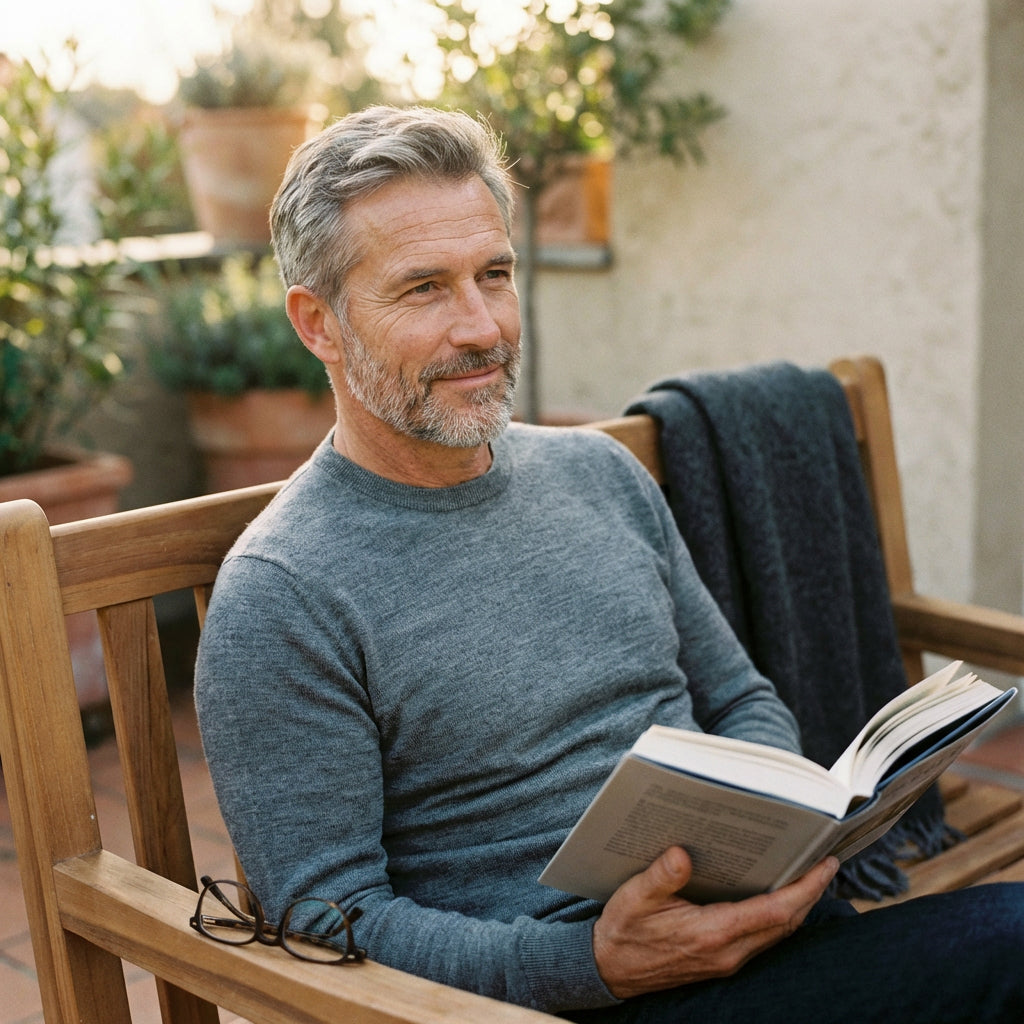 Gartenbank Hirsch Teak 120 cm - Bild 5