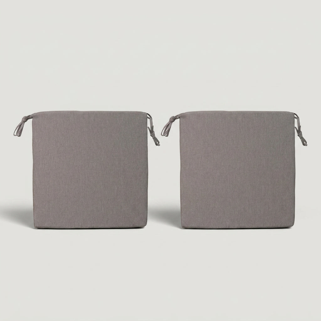 Sitzkissen 2er Set uni grey ca. 50 x 50 cm - Bild 2