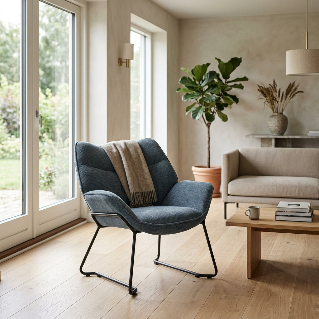 Loungesessel Aliano Blau
