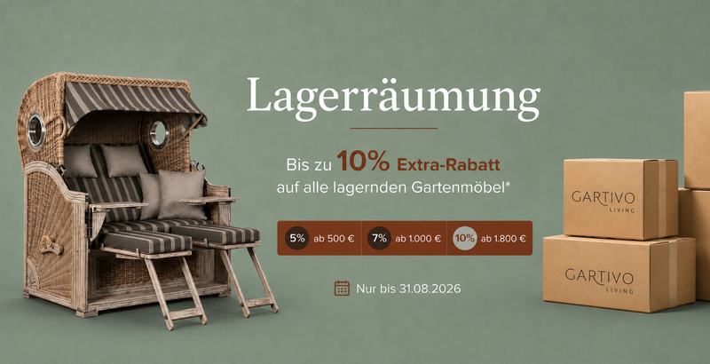 Lagerräumung Banner