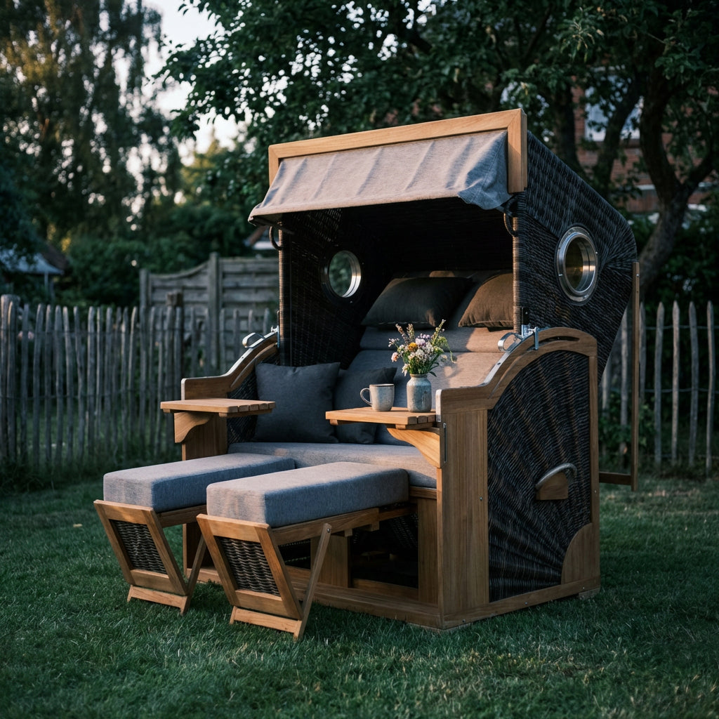 deVries PURE® Seaside XXL PE stone grey Des. 466 - Bild 5