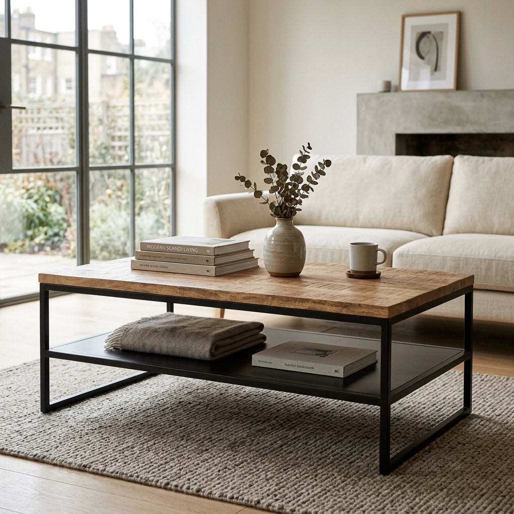 Couchtisch Sicilia Bohlenoptik