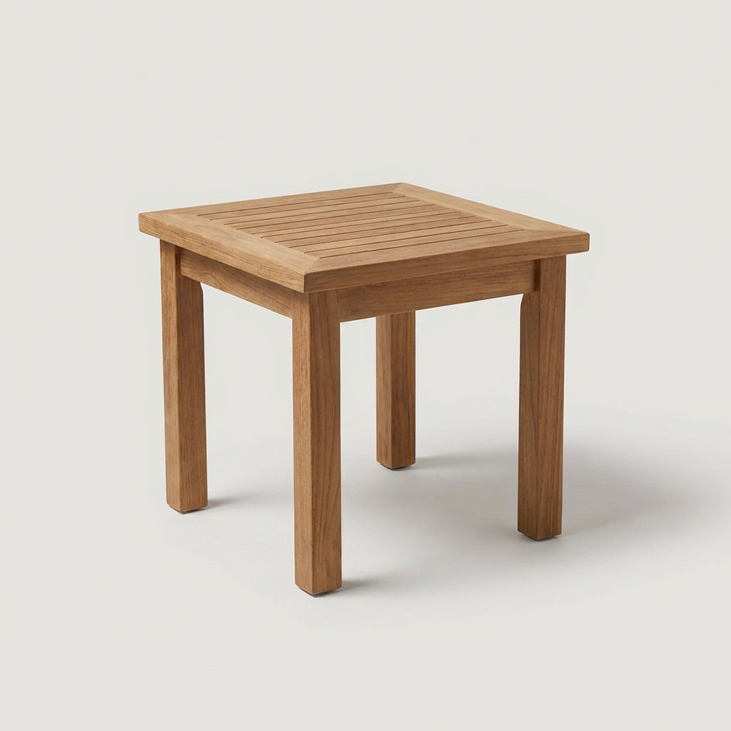 Teakholz Beistelltisch 45x45 cm Janus