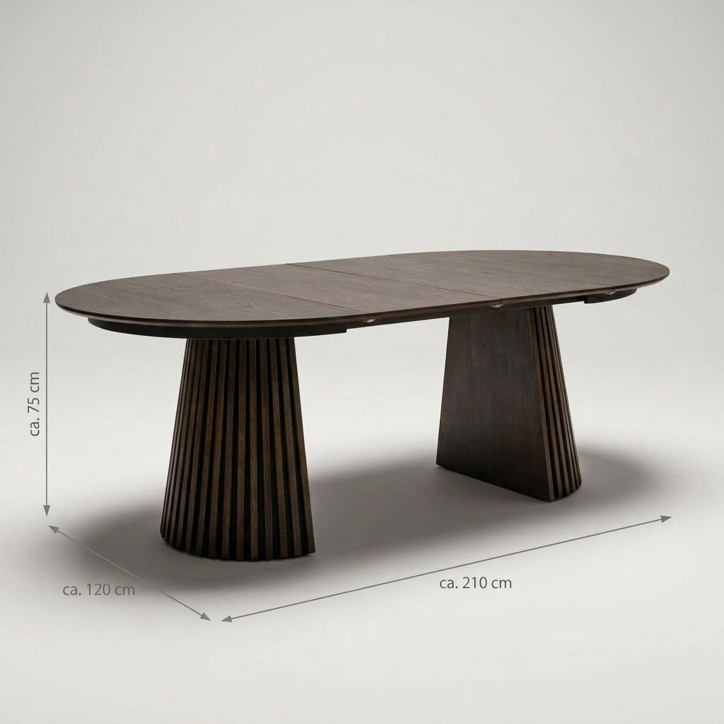 Esstisch Barletta oval ausziehbar