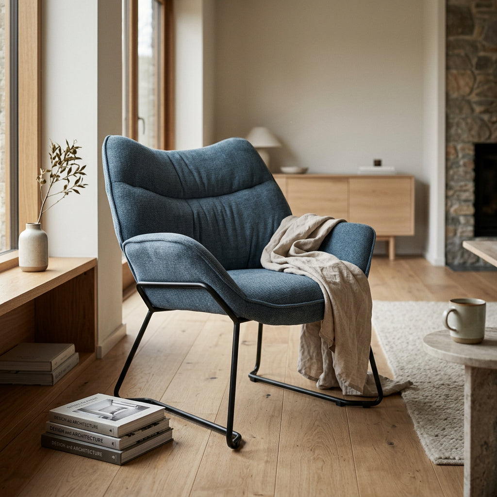 Loungesessel Aliano Blau