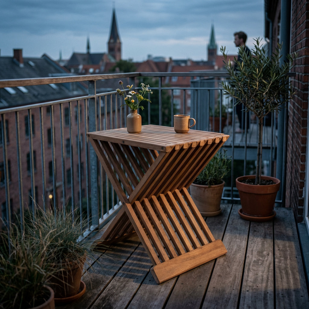 Woodie Beistelltisch Cross 40x30 cm - Bild 3