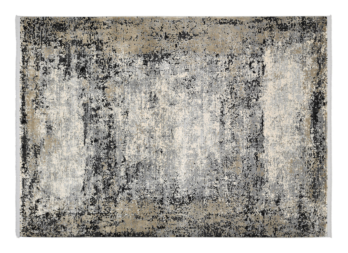 Teppich Lumira in Anthrazit-Sand mit Vintage-Optik 80cm x 150cm