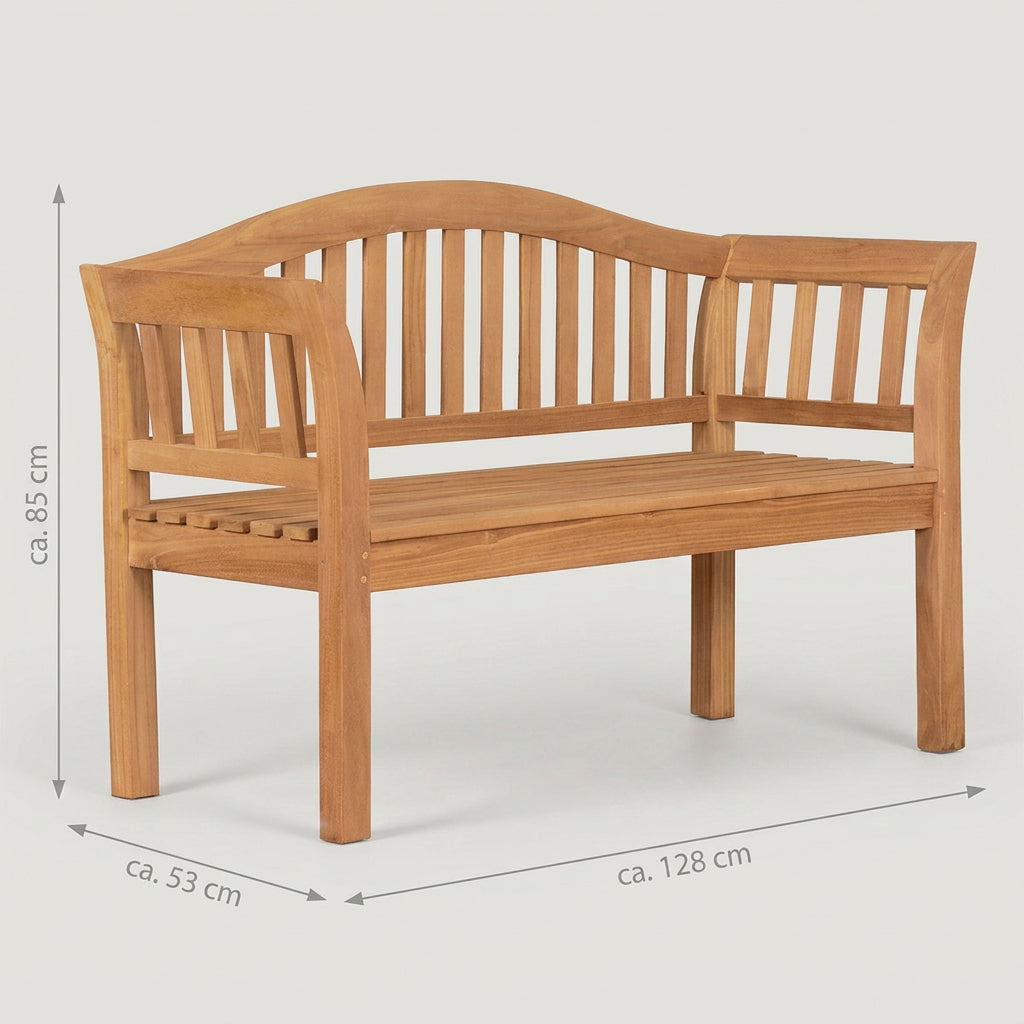 Gartenbank Welle 120 cm