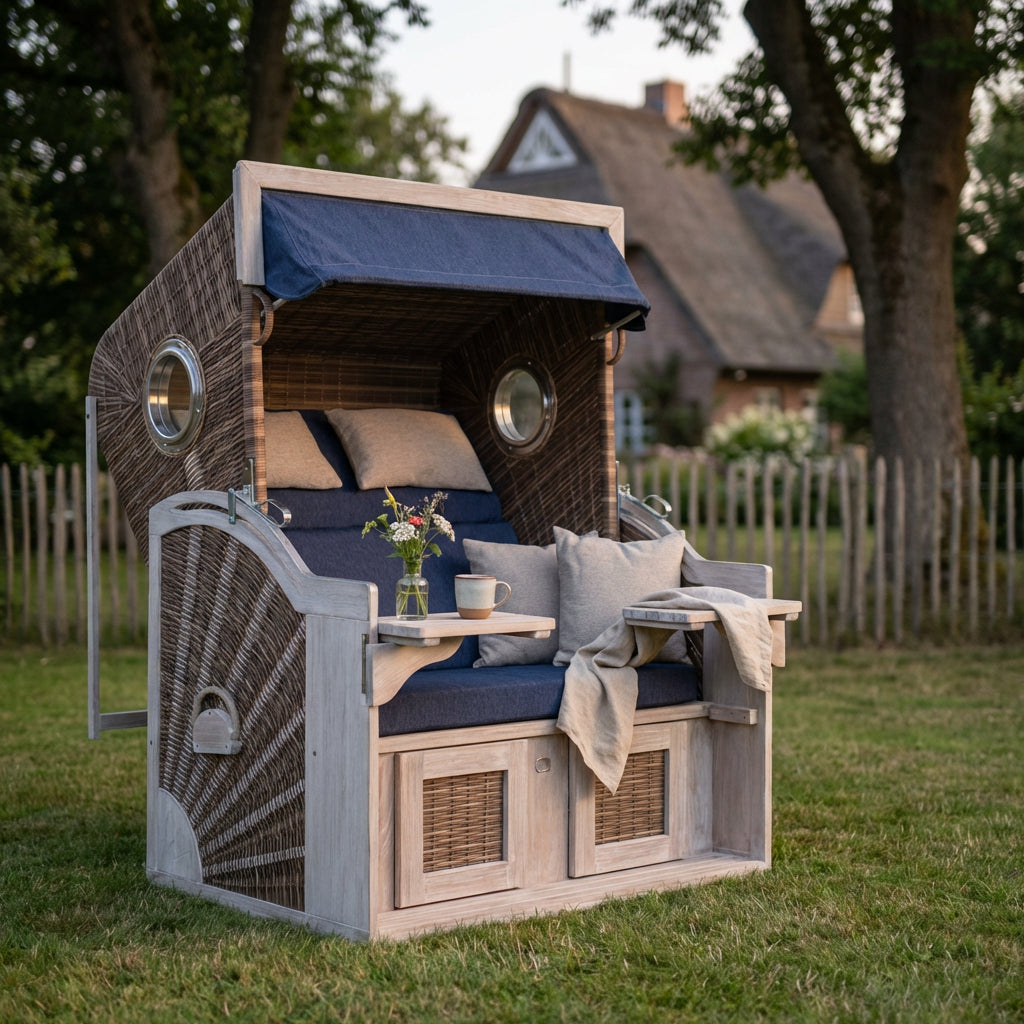 deVries PURE® Seaside XL PE white kubu Des. 504 - Bild 3