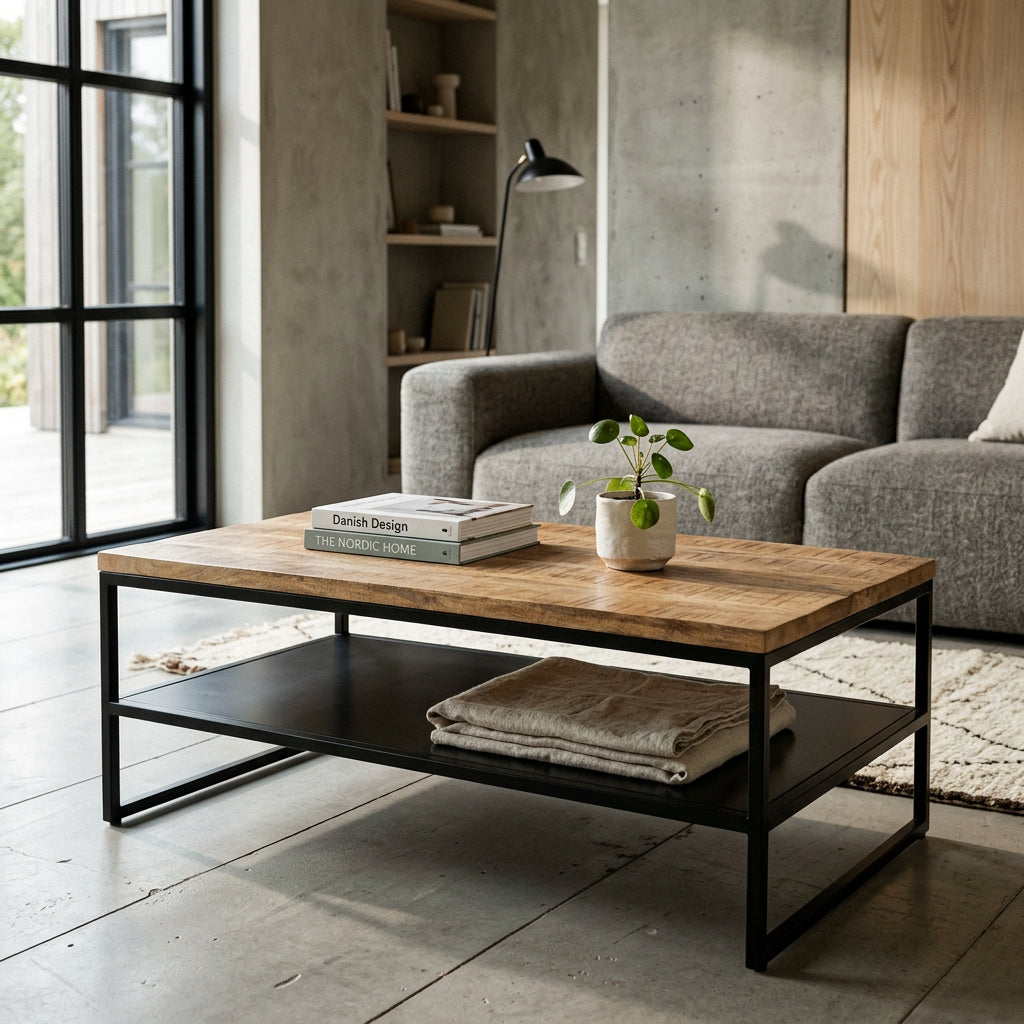 Couchtisch Sicilia Bohlenoptik